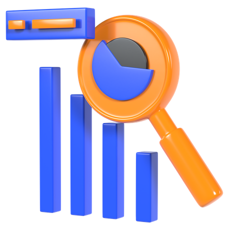 Online Business Analytics  3D Icon