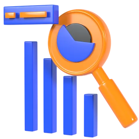 Online Business Analytics  3D Illustration