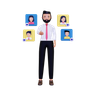 3d online business conference emoji