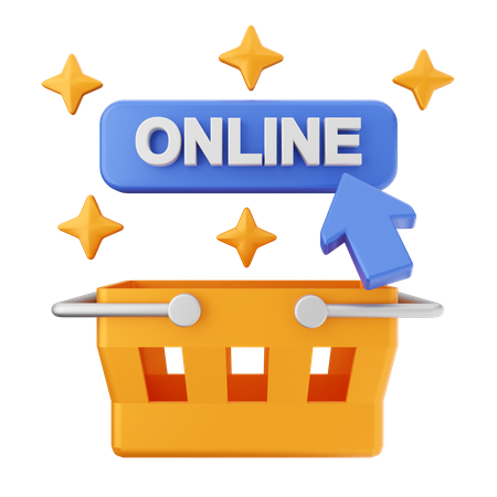 Online Button  3D Icon