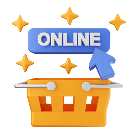 Online Button  3D Icon