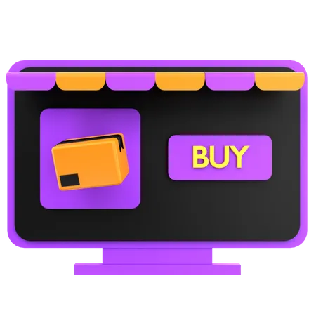 Online Buy  3D Icon