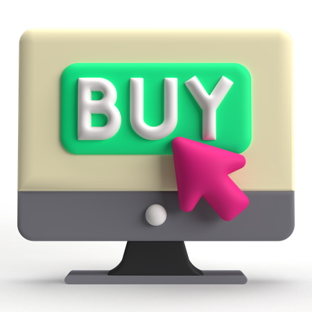 Online Buy  3D Icon