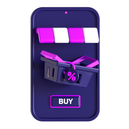 Online Buy  3D Icon