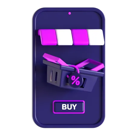 Online Buy  3D Icon