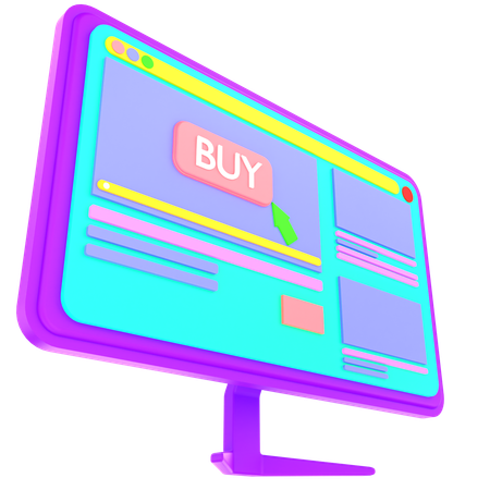 Online Buy  3D Icon