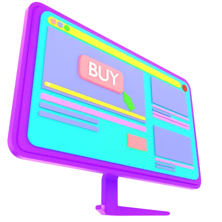 Online Buy  3D Icon