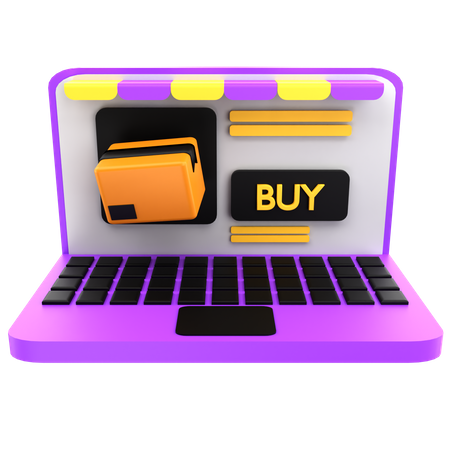 Online Buy  3D Icon