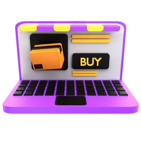 Online Buy  3D Icon