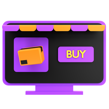 Online Buy  3D Icon