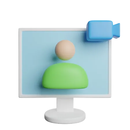 Online Call 3D Icon