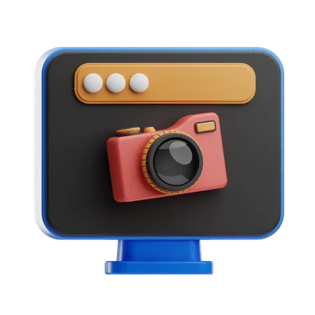 Online Camera  3D Icon