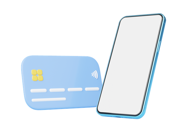 Online Card Payment  3D Icon