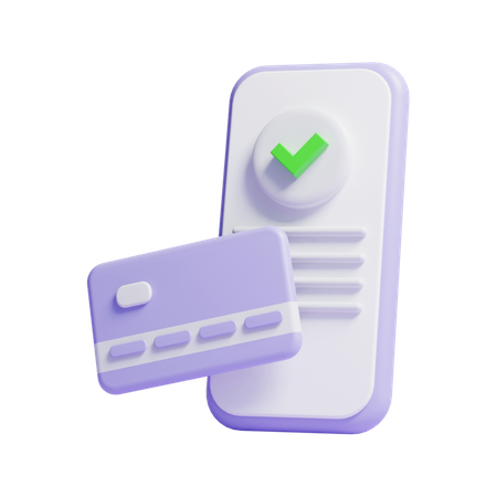 Online Card Payment  3D Icon