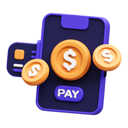 Online Card Payment  3D Icon