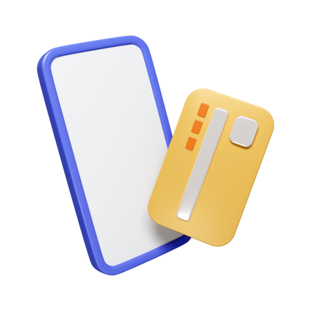 Online Card Payment  3D Icon