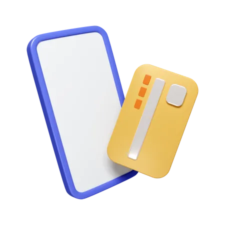 Online Card Payment  3D Icon