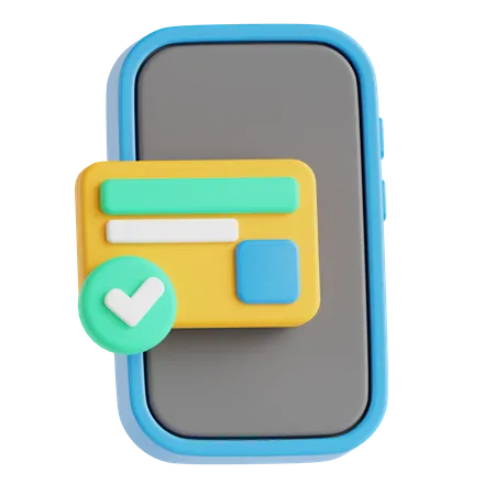 Online Card Payment  3D Icon