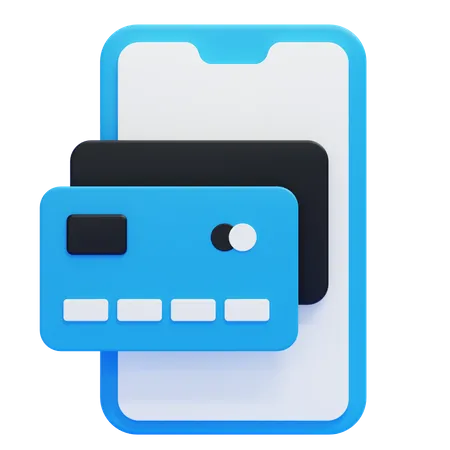 Online Card Payment  3D Icon