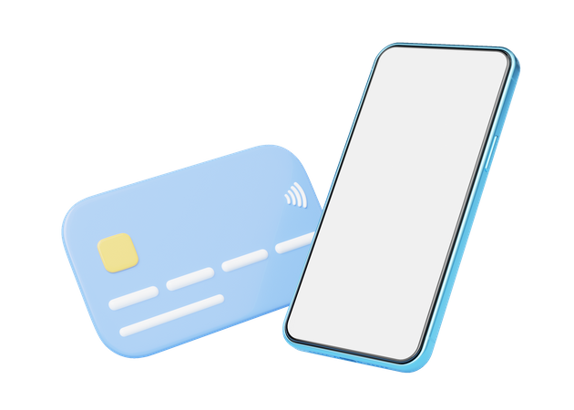 Online Card Payment  3D Icon