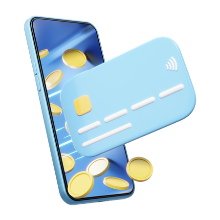 Online Card Payment  3D Icon