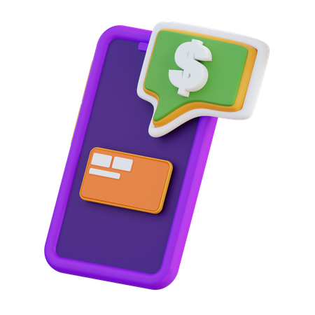 Online Card Payment  3D Icon