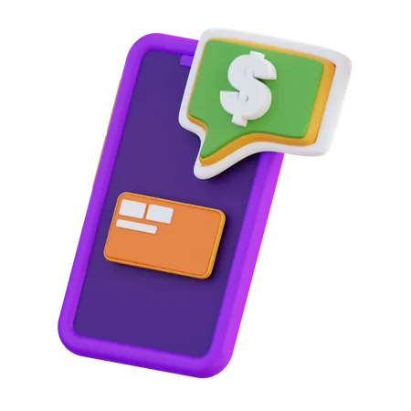 Online Card Payment  3D Icon