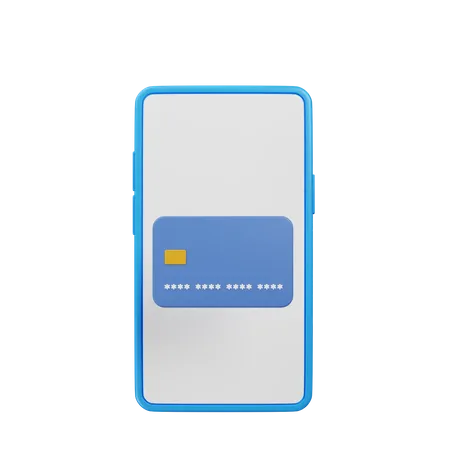 Online Card Payment  3D Icon