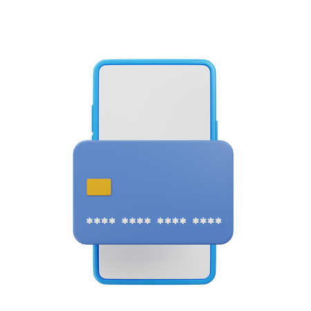 Online Card Payment  3D Icon