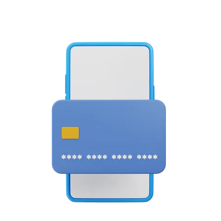 Online Card Payment  3D Icon