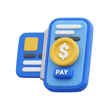 Online Card Payment  3D Icon