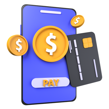 Online Card Payment  3D Icon