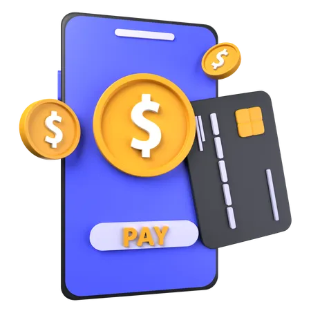 Online Card Payment  3D Icon