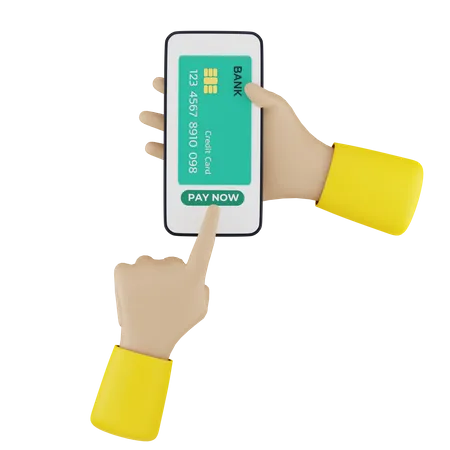 Online Card Payment  3D Icon