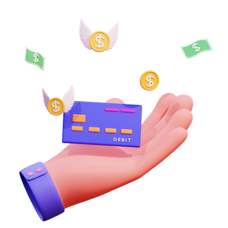 Online Card Payment  3D Icon