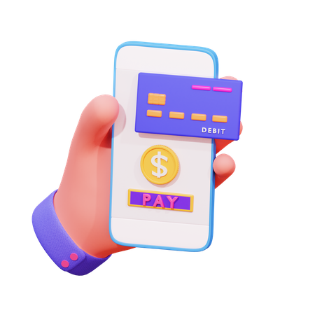 Online Card Payment  3D Icon