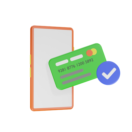Online Card Payment 3D Icon