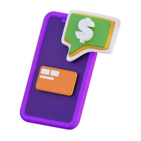 3 D Illustration Check Financial Balance With Mobile Phone 3D Icon