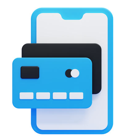 Online Card Payment  3D Icon