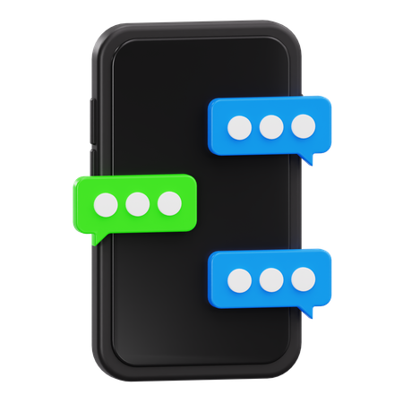 Online Chat  3D Icon