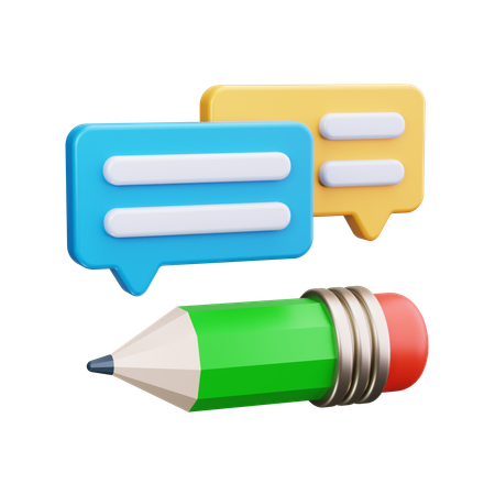 Online Chat  3D Icon