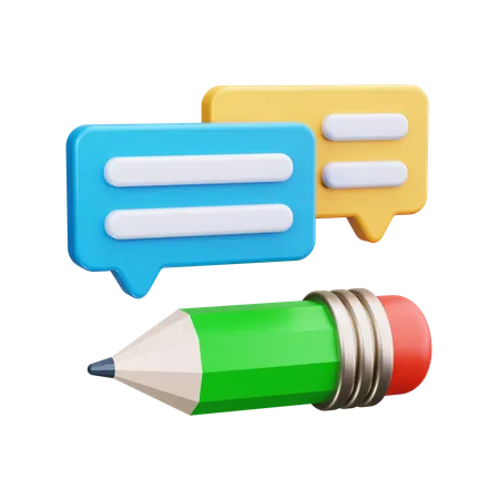 Online Chat  3D Icon