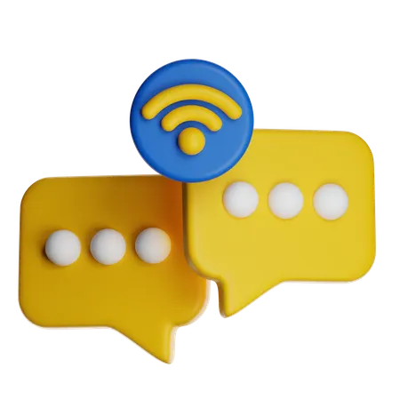 Online Chat  3D Icon