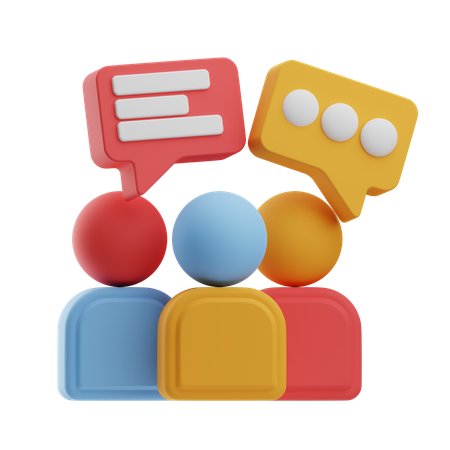 Online Chat  3D Icon