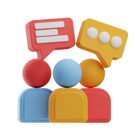 Online Chat  3D Icon