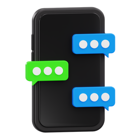 Online Chat  3D Icon
