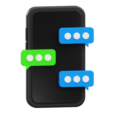 Online Chat  3D Icon