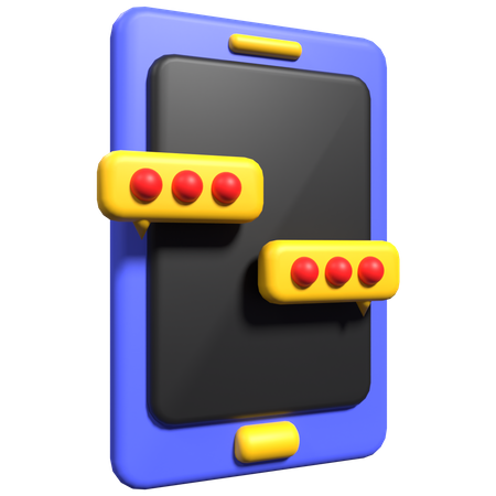 Online Chat  3D Icon