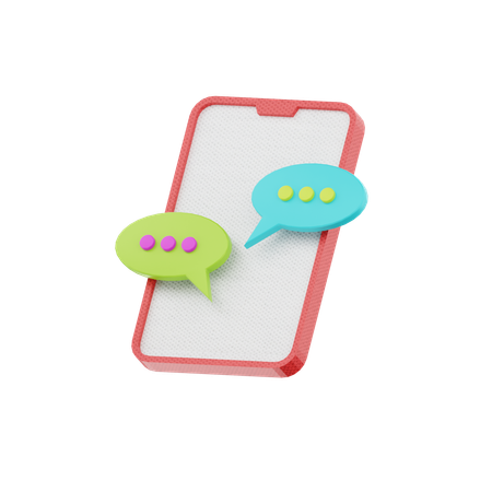 Online Chat  3D Icon