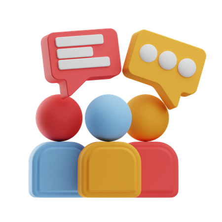 Online Chat  3D Icon